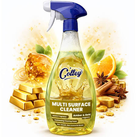 Colley Multi Surface Spray - Amber & Gold