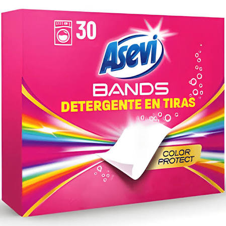 Asevi Bands Laundry Detergent Sheets - Colour Protect